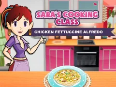 Oyunu Sara's Cooking Class: Chicken Fettuccine Alfredo çevrimiçi