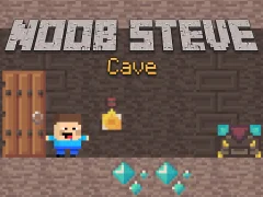 Oyunu Noob Steve Cave çevrimiçi