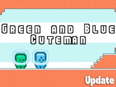 Oyunu Green and Blue Cuteman çevrimiçi