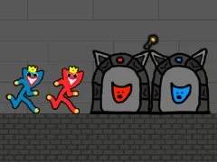 Oyunu Red and Blue Stickman Huggy 2 çevrimiçi