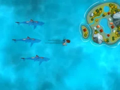 Oyunu Survive the Sharks çevrimiçi
