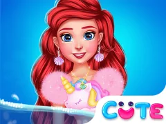 Oyunu Princess Turned Into Mermaid çevrimiçi