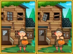 Oyunu Spot the differences halloween çevrimiçi