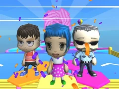 Oyunu Fall Guys And Girls Chibi Race Knockdown Multiplay çevrimiçi