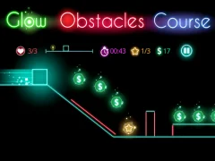 Oyunu Glow obstacle course çevrimiçi