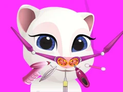 Oyunu Little Angela Nose Doctor çevrimiçi