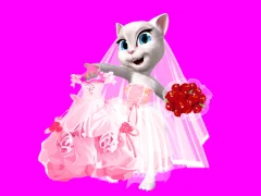Oyunu Talking Tom Angela City Wedding Boutique çevrimiçi