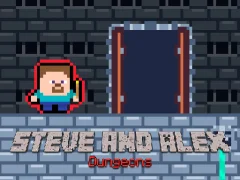 Oyunu Steve and Alex Dungeons çevrimiçi