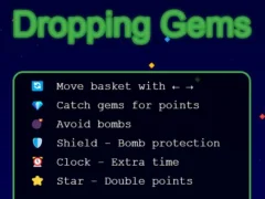 Oyunu Dropping Gems çevrimiçi
