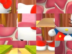 Oyunu Hello kitty video bulmaca çevrimiçi