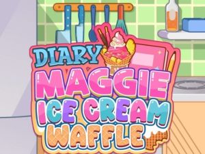 Oyunu Günlük Maggie: Dondurma Waffle çevrimiçi