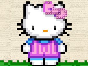 Oyunu Hello Kitty Cross Stitch çevrimiçi