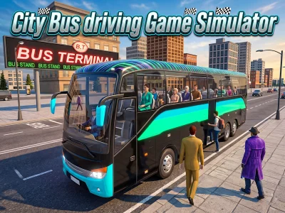 Oyunu City Bus driving Game Simulator çevrimiçi