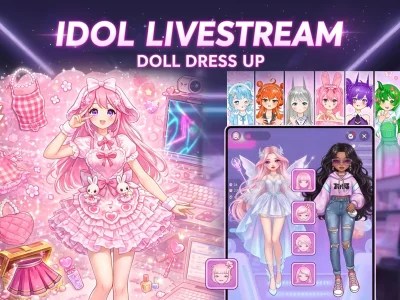 Oyunu Idol Livestream: Doll Dress Up çevrimiçi