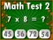 Oyunu Math Test 2 çevrimiçi