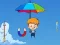 Oyunu Umbrella Falling Guy çevrimiçi