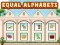 Oyunu Equal Alphabets çevrimiçi