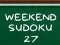 Oyunu Weekend Sudoku 27 çevrimiçi