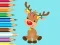 Oyunu Coloring Book: Cute Christmas Reindeer çevrimiçi