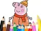 Oyunu Coloring Book: Mommy Pig Winter çevrimiçi