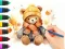 Oyunu Coloring Book: Autumn Bear çevrimiçi