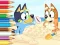 Oyunu Coloring Book: Bluey On The Beach çevrimiçi