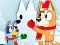 Oyunu Jigsaw Puzzle: Bluey Christmas Snowman çevrimiçi