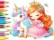 Oyunu Coloring Book: Unicorn Secret Whisper çevrimiçi