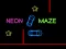 Oyunu Neon Car Maze çevrimiçi