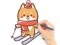 Oyunu Coloring Book: Skiing Puppy çevrimiçi