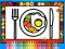 Oyunu Color and Decorate Dinner Plate çevrimiçi