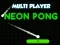 Oyunu Neon Pong Multi Player çevrimiçi