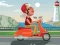 Oyunu City Scooter Ride Coloring çevrimiçi