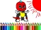 Oyunu Back To School: Mask Boy Coloring çevrimiçi