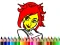 Oyunu Back To School: Cute Girl Coloring çevrimiçi