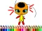 Oyunu Back To School: Dotted Girl Coloring çevrimiçi