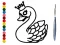 Oyunu Back To School: Swan Coloring Book çevrimiçi