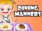 Oyunu Baby Hazel Dining Manners çevrimiçi