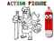 Oyunu Back To School: Action Figure Coloring çevrimiçi