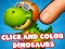 Oyunu Click And Colors Dinosaurs çevrimiçi