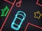 Oyunu Neon Car Puzzle çevrimiçi
