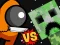 Oyunu Among vs Creeper Fight çevrimiçi