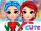 Oyunu Rainbow Girls Christmas Outfits çevrimiçi