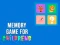 Oyunu Memory Game for Childrens çevrimiçi