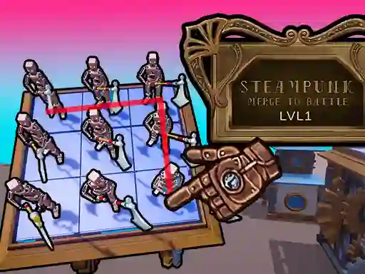 Oyunu Steampunk Merge To Battle çevrimiçi