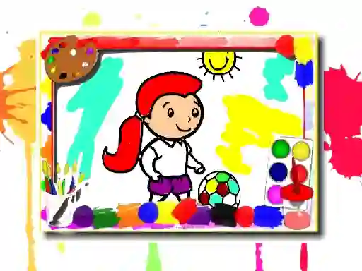 Oyunu Football Coloring Book çevrimiçi