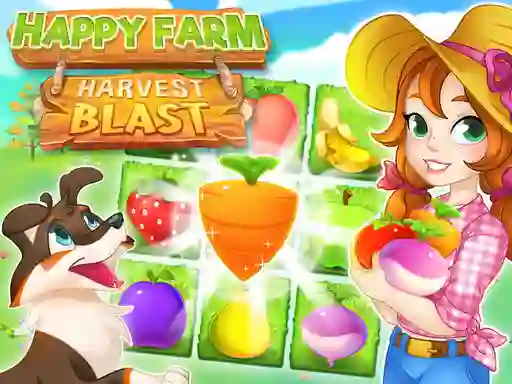 Oyunu Happy Farm Harvest Blast çevrimiçi