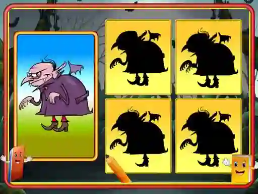 Oyunu Shadow Match Halloween çevrimiçi