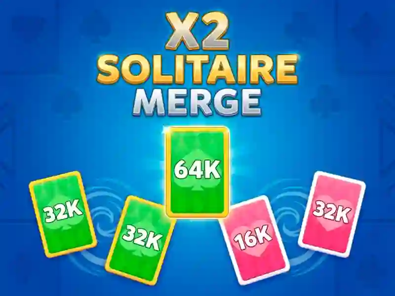 Oyunu X2 Solitaire Merge çevrimiçi