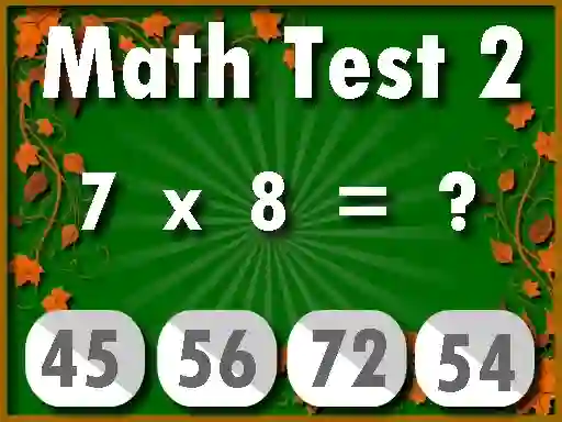 Oyunu Math Test 2 çevrimiçi